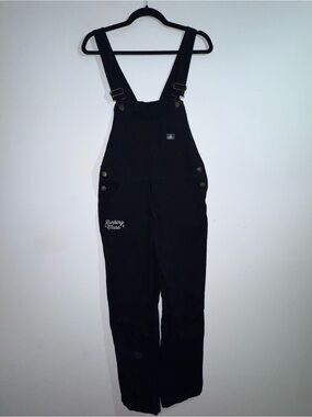 Lurking Class Black Cotton Overalls Small Goth Grunge Carpenter Pants